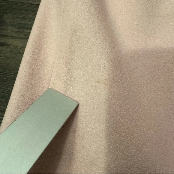 Kasper Pink Tweed Women's Suit Jacket And Pants with Satin Scarf - Picture 8 of 8